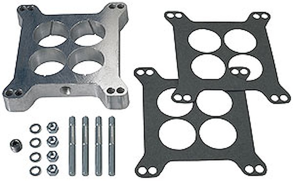 Trans Dapt 2431: Swirl Torque Carburetor Spacer 1" Holley/AFB with PCV