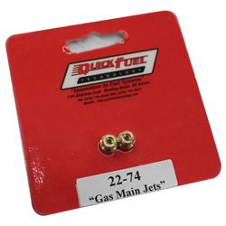Quick Fuel 22-74QFT: Gas Main Jets Jet Size: 74