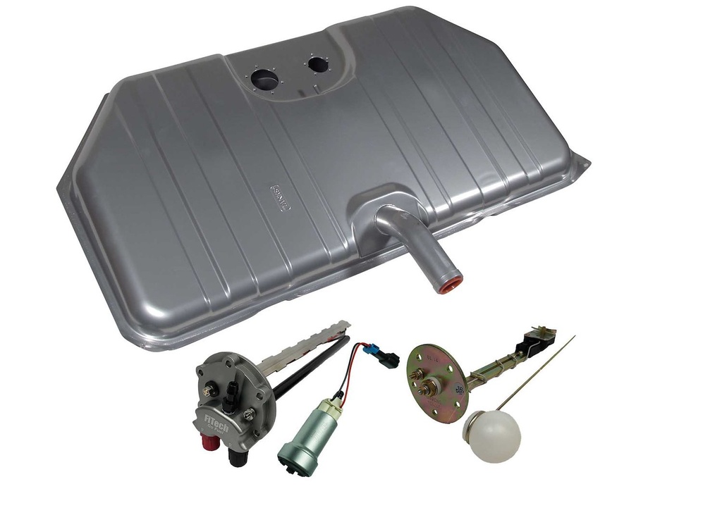 FITech Fuel Injection 58124: 58124 FiTech Go Fuel 440 LPH EFI Fuel Tank Kit, 1969 Chevy Camaro Notched