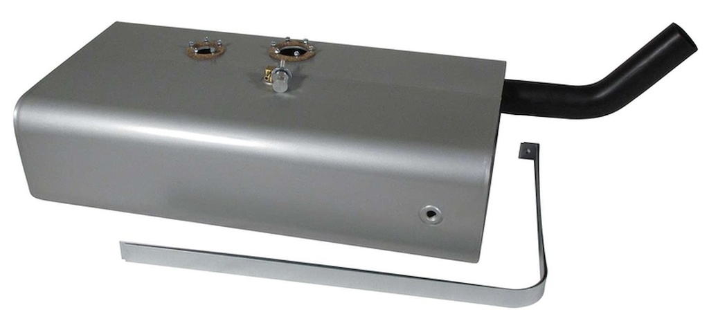 Tanks Inc. U4-45: U4-45 Universal Coated Steel EFI Gas Tank w/45 Degree Hose