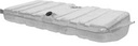 OER FT1000A: Zinc Coated Steel Fuel Tank 1967-1968 Camaro/Firebird