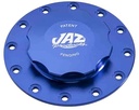 JAZ Products 391-730-11: Blue 12-Bolt Billet Fuel Cell Cap Assembly
