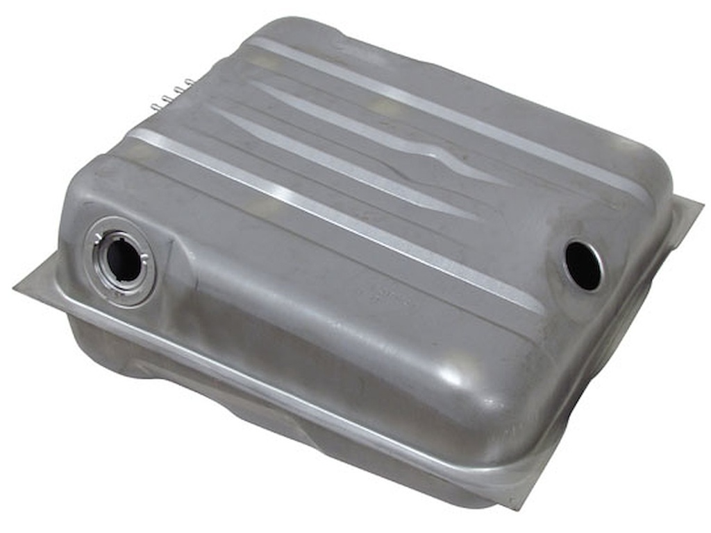 Tanks Inc. TCR8C: TCR8C Gas Tank for 1972-1974 Plymouth Barracuda, Cuda w/4-Front Vent Pipes