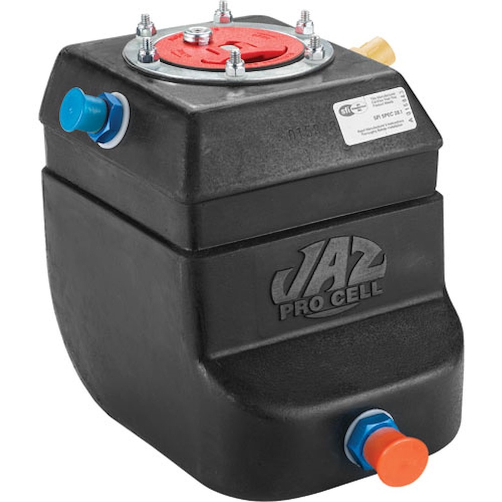 JAZ Products 220-015-01: SFI-Certified Drag Race Fuel Cell Pro Stock Vertical 1.5-Gallon Black with Foam