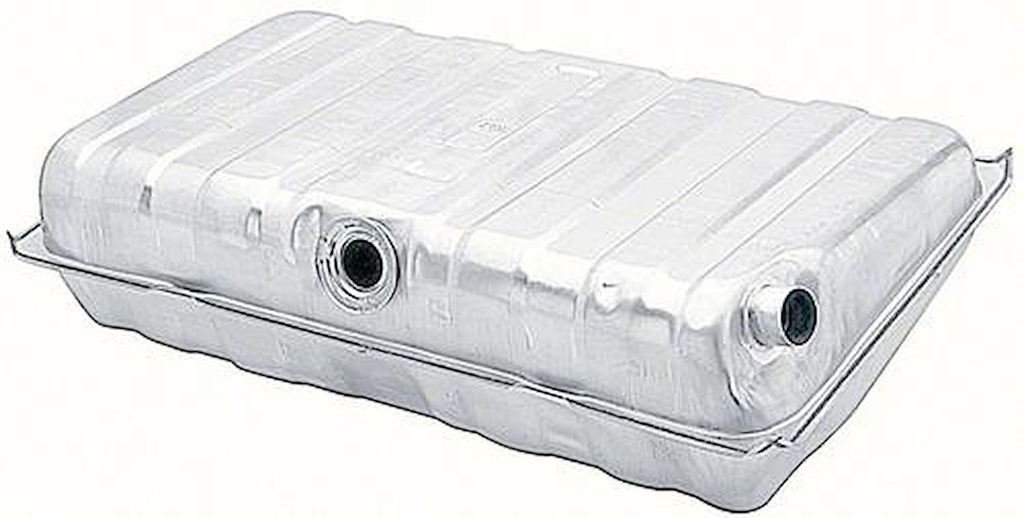 OER FT2000C: FT2000C Fuel Tank 1962-67 Chevy II, Nova; Stainless Steel; 2 & 4 Door Coupe, Sedan, Convertible; 16 Gallon Capacity; Except 1962