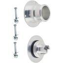 OER T76063: T76063 Billet Aluminum, Fuel Filler Neck, w/ Pop-Up Gas Cap