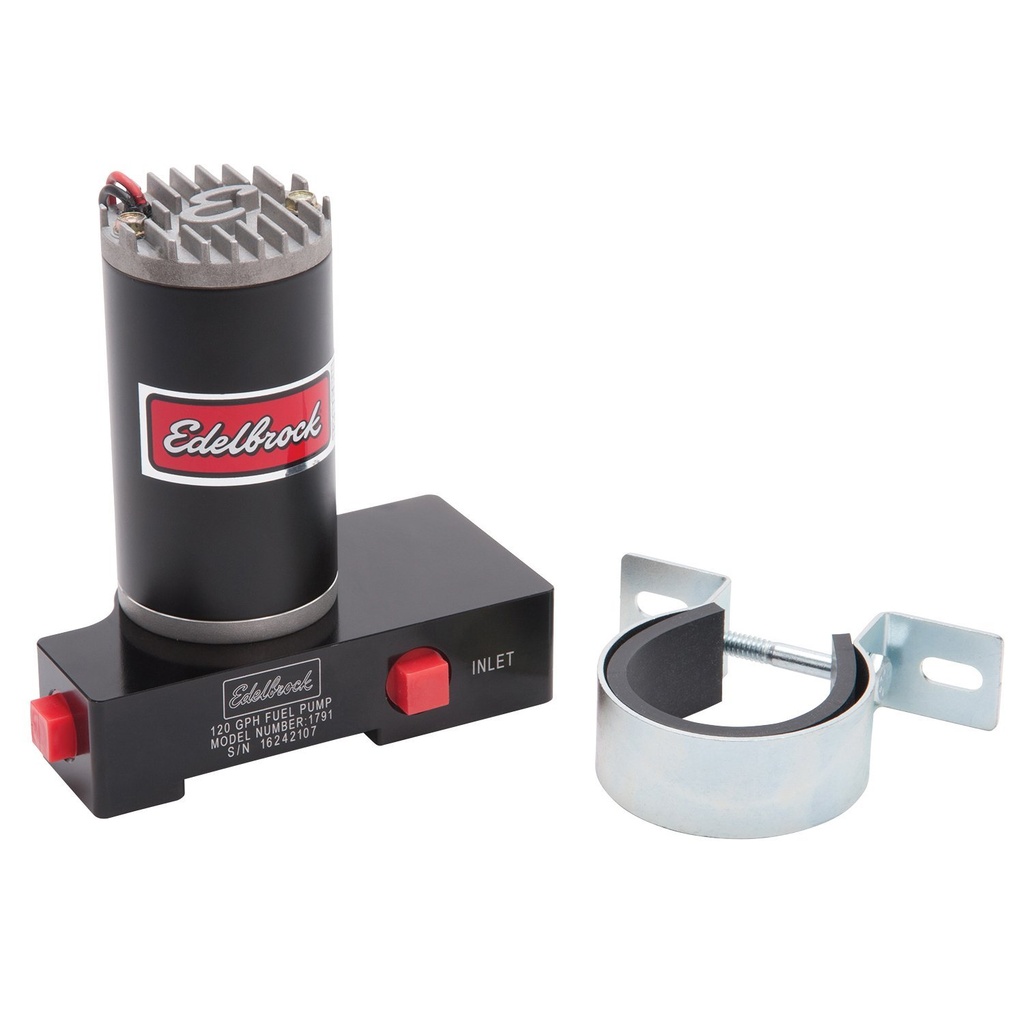 Edelbrock 1791: Quiet-Flo Electric Fuel Pump 120 GPH in Black