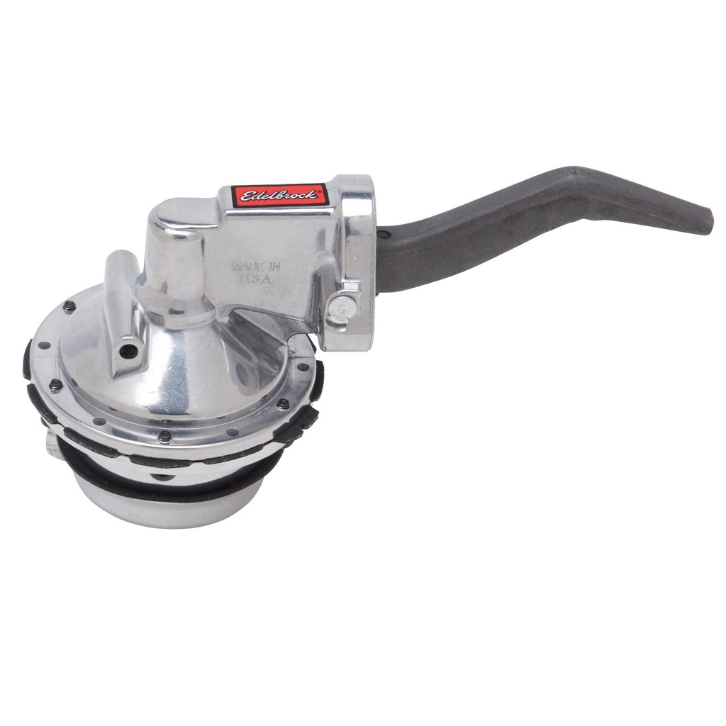 Edelbrock 1725: Performer RPM Mechanical Fuel Pump for Small Block Ford 289-351W, Polished Finish