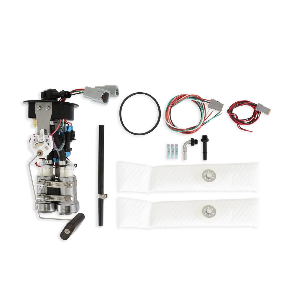 Holley 12-365: 12-365 Twin 450 LPH Fuel Pump Module System for 1998-2002 Chevy Camaro, Pontiac Firebird