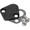 Allstar Performance ALL40307: Big Block Chevy Fuel Pump Block-Off Plate Black