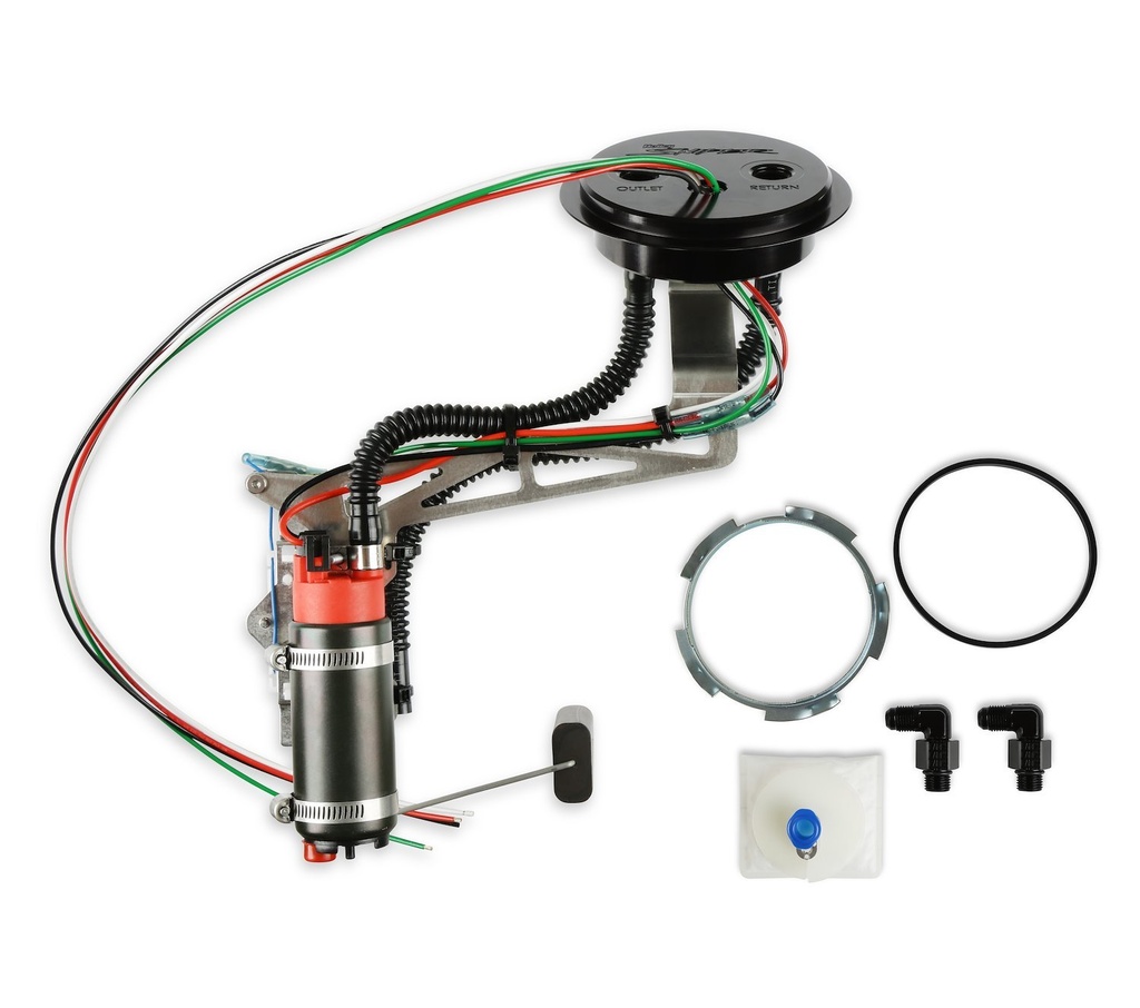 Holley 12-357: 12-357 Sniper Fuel Pump Module 1990-1997 Ford F-Series Long Bed Truck (340 LPH)