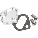 Allstar Performance ALL40304: Big Block Chevy Fuel Pump Block-Off Plate Clear