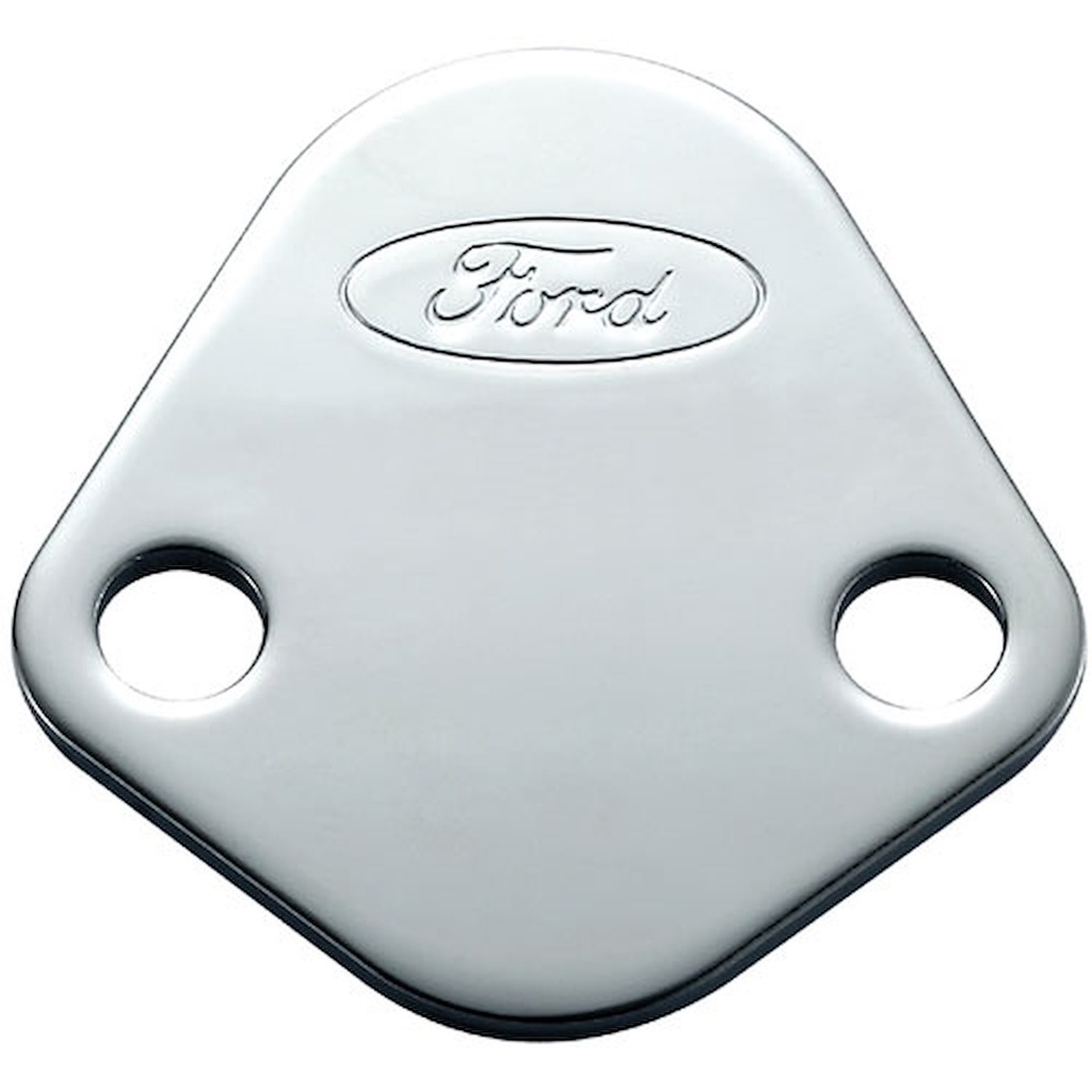 Ford Performance 302-290: Fuel Pump Block-Off Plate Ford 289-351W, 352-428 FE, 429, 460