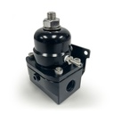 Blueprint Engines BPP13109BK: BPP13109BK EFI Billet Aluminum Fuel Pressure Bypass Regulator, 6AN ORB, 40-75 PSI, Black