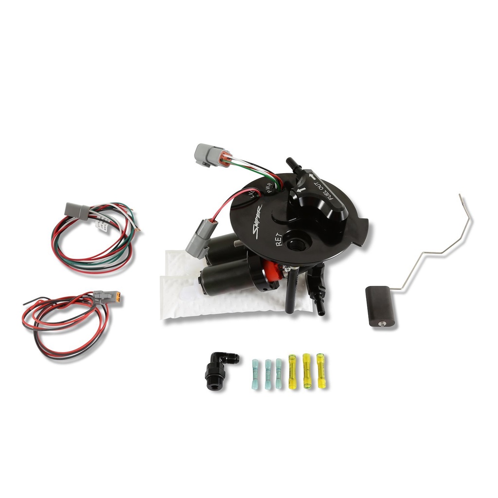 Holley 12-350: 12-350 Dual 340 LPH Fuel Pump Module System for 2010-2015 Chevy Camaro