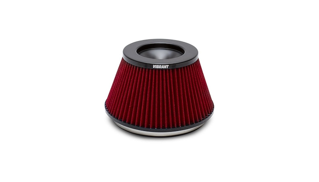 Vibrant Performance 10960: Bellmouth Velocity Stack Performance Air Filter 6" Inlet I.D.