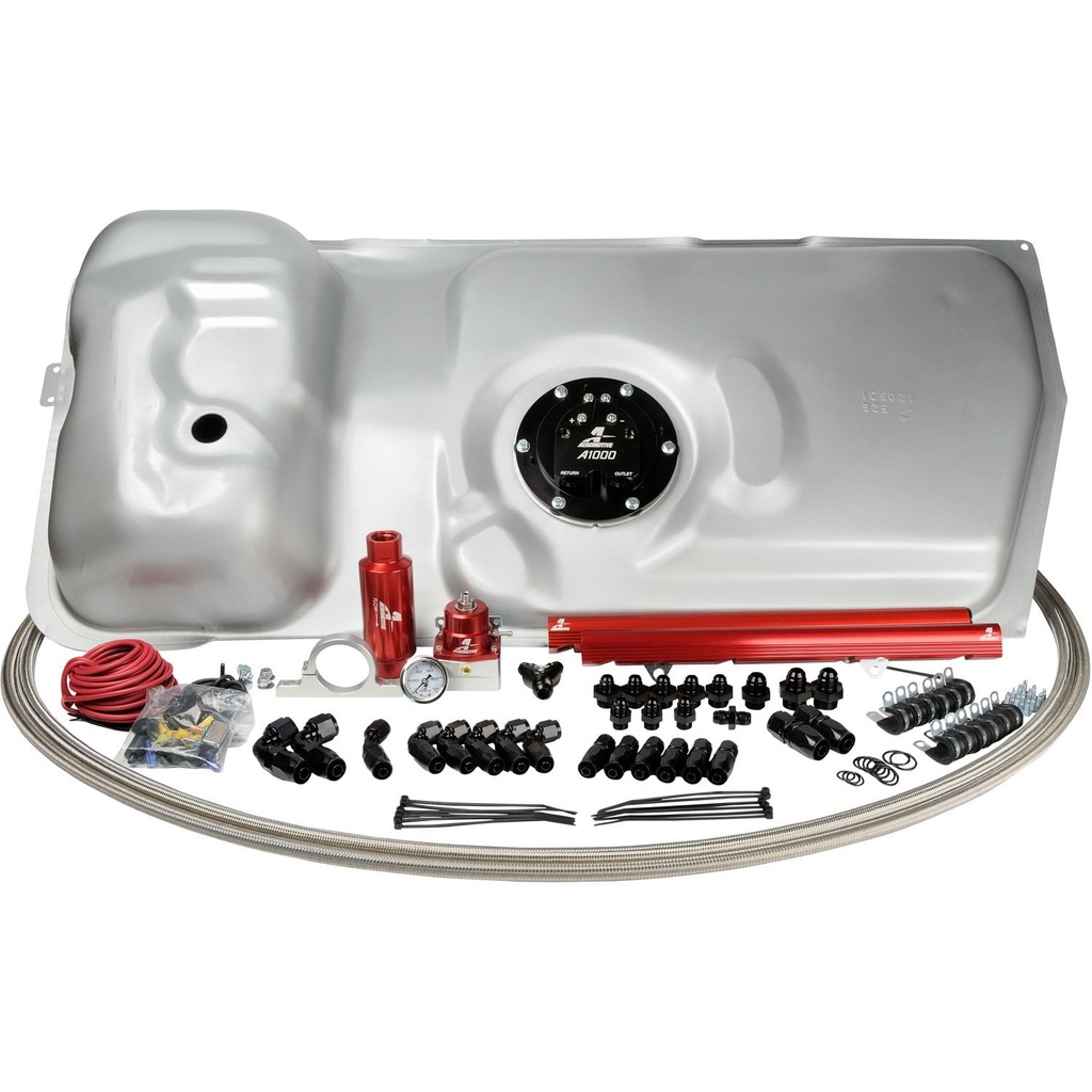 Aeromotive 17130: Complete Fuel Tank System with A1000 Fuel Pump 1986-1998.5 Mustang