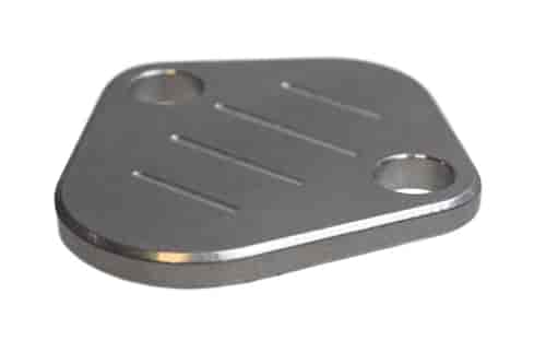 ICT Billet 551442: Fuel Pump Block-Off Plate for Big Block Chevy