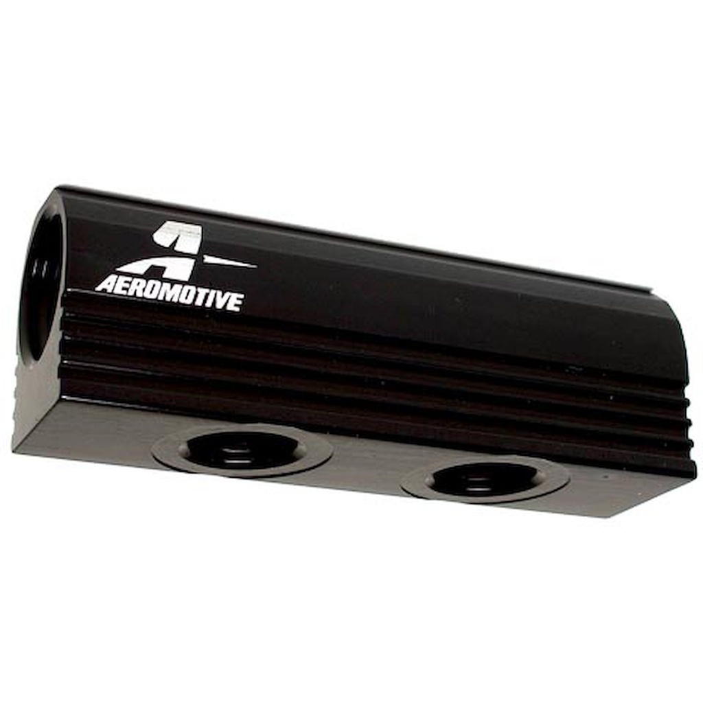 Aeromotive 14601: Fuel Distribution Log (2)-8AN Inlet Port