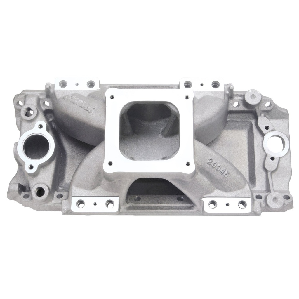 Edelbrock 29045: Victor Jr. 454-O Intake Manifold Big Block Chevy w/pre-1975 Large Oval Port Heads