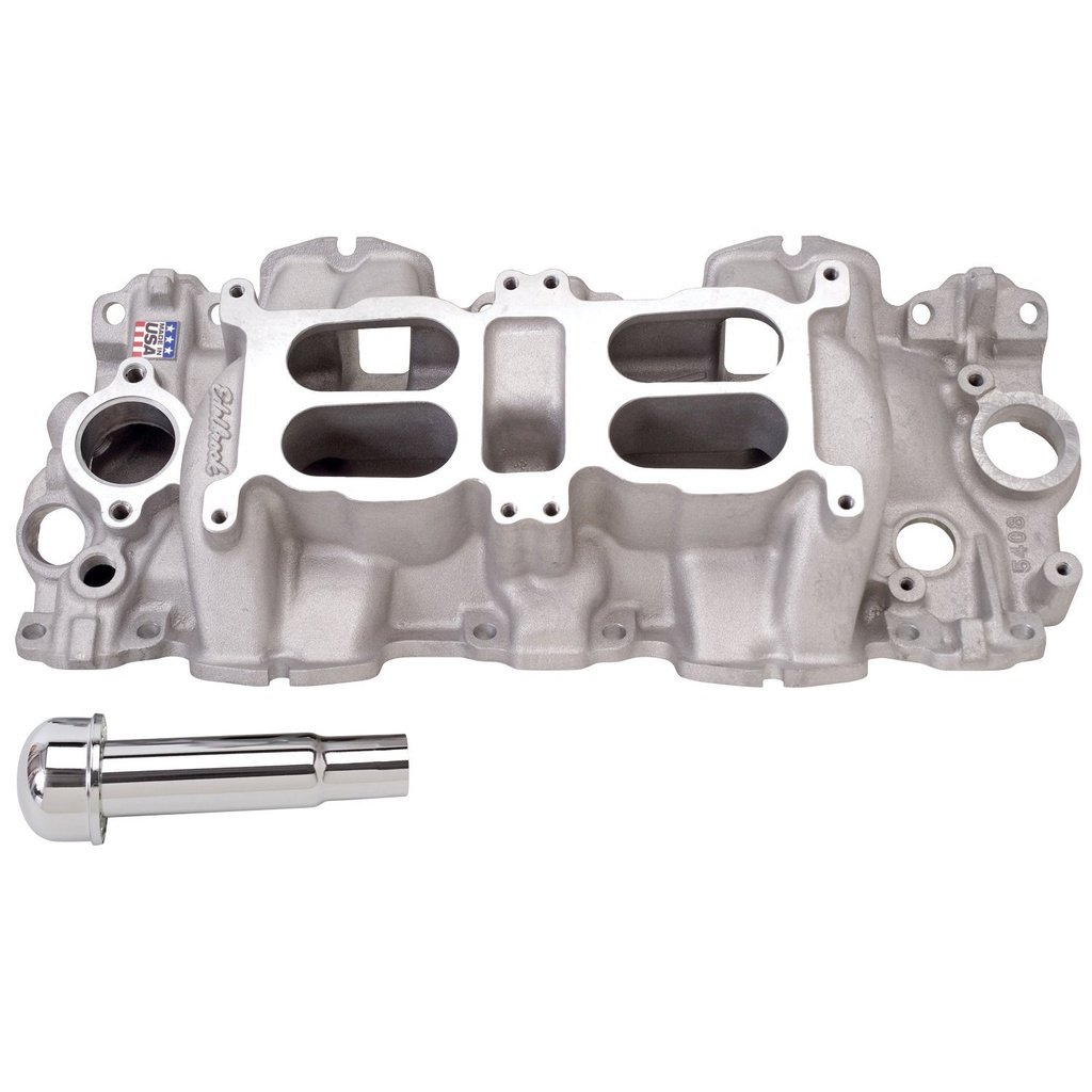 Edelbrock 5409: Performer RPM Intake Manifold Dual-Quad, Large Port 348/409 "W" Big Block 1500-6500 rpm