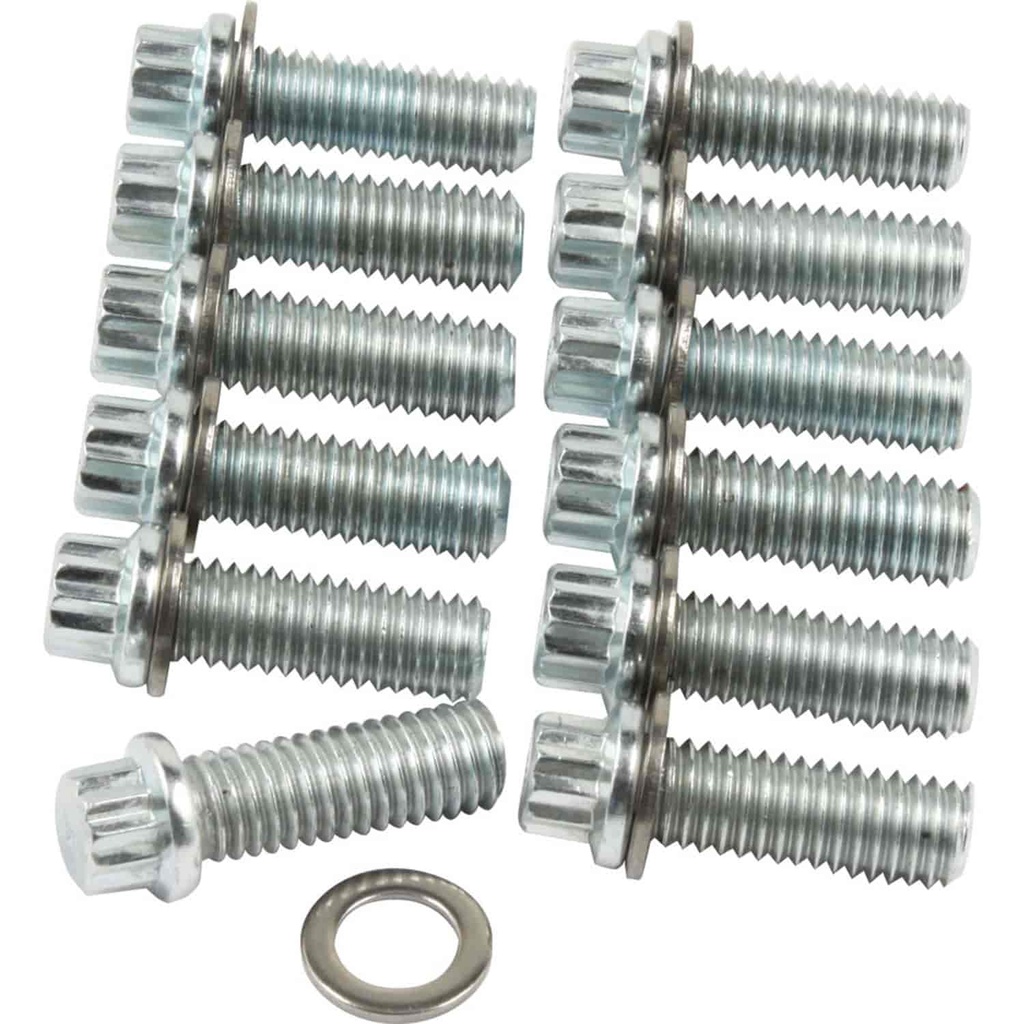 Allstar Performance ALL87010: Intake Bolt Kit Small Block Chevy, 12-Point