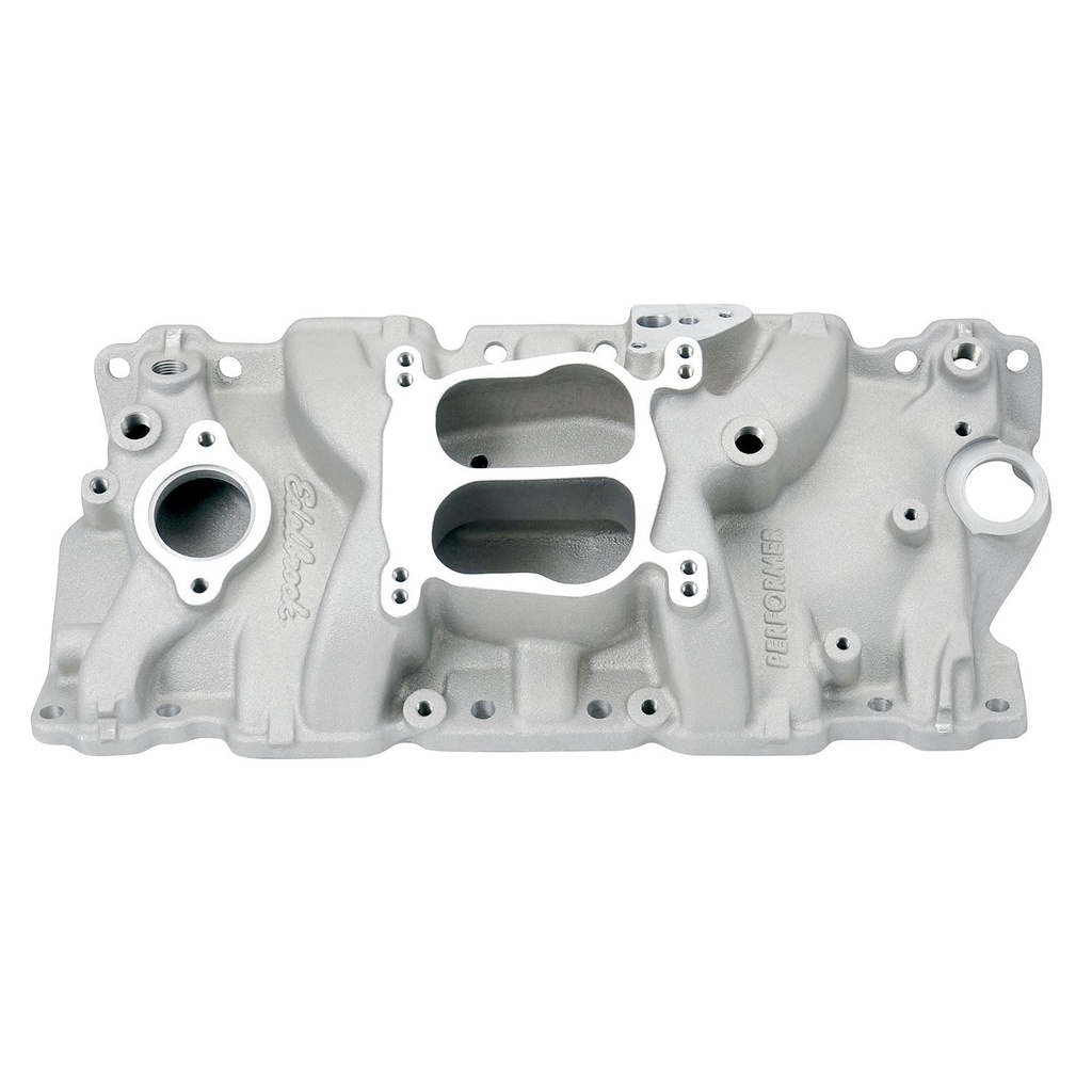 Edelbrock 3706: Performer Small Block Chevy EGR Intake Manifold for 1987-95 Cast Iron Heads
