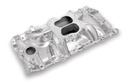 Weiand 8123P: Street Warrior Aluminum Intake Manifold Big Block Chevy 396-427 with Oval Port Heads