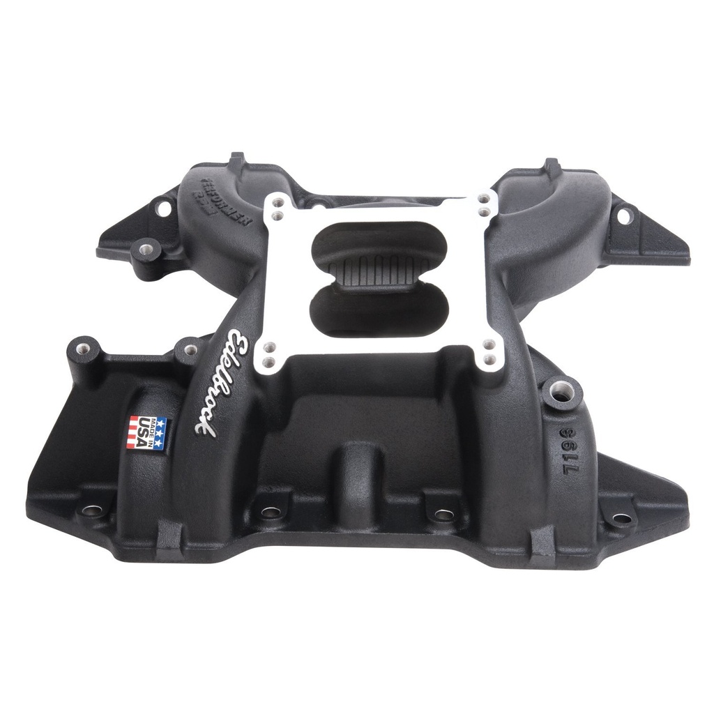 Edelbrock 71933: Performer RPM 440 Intake Manifold Black Powder Coat Finish
