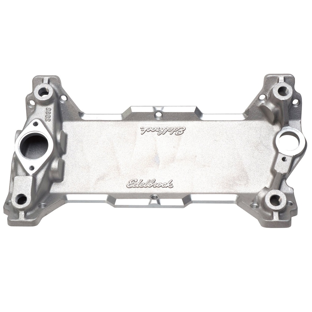 Edelbrock 2992: Victor Glidden 15°-18° Intake Manifold Base Only for Small Block Chevy