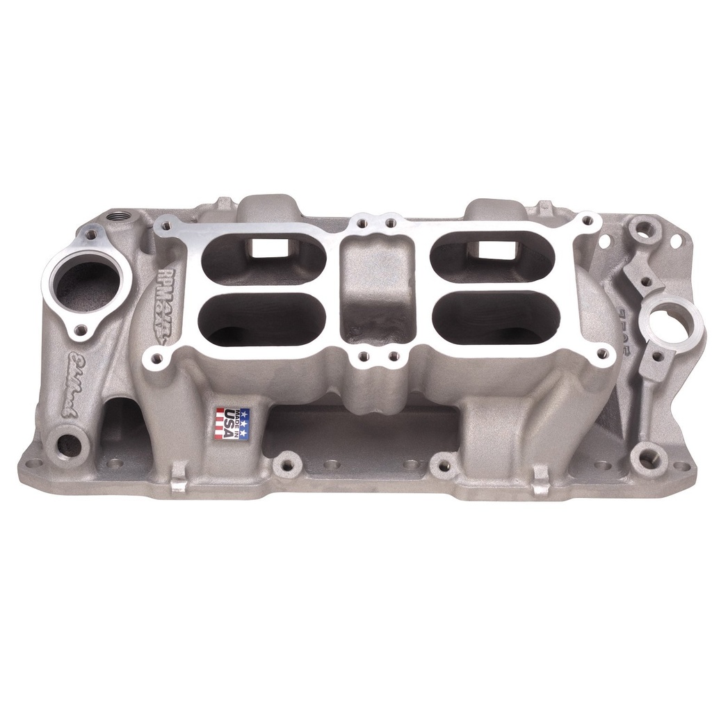 Edelbrock 7525: Performer RPM Air Gap Intake Manifold Intake Manifold Dual Quad, 1500-6500 rpm