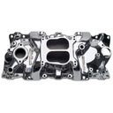 Edelbrock 21011: Performer Polished Intake Manifold for Small Block Chevy