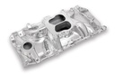 Weiand 8122P: Street Warrior Aluminum Intake Manifold Big Block Chevy 396-454 with Peanut Port Heads