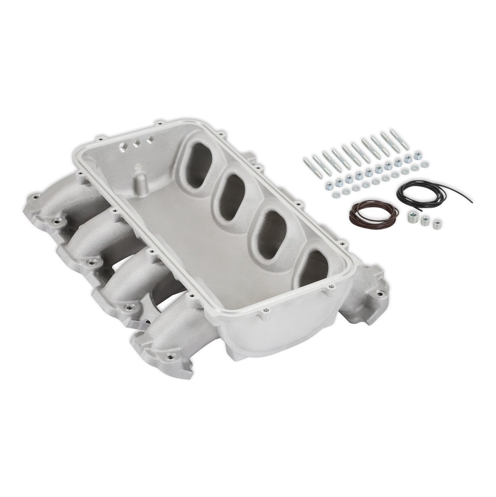 Holley 300-710: 300-710 Lo-Ram Intake Manifold Base for Direct Injected GM Gen V LT Engines (Satin)