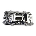 Edelbrock 2161-CP: 2161-CP Performer 2-O Intake Manifold for 1965-1990 Big Block Chevy Engines w/Oval Port Heads [Chrome Plasma Finish]