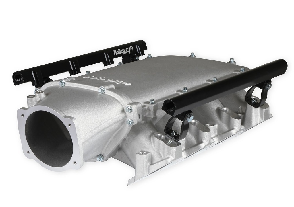 Holley 300-680: 300-680 Modular Ultra Lo-Ram EFI Intake Manifold GM LS3/L92 [Satin] Single Injector