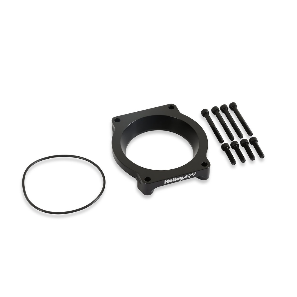 Holley 717-18: 717-18 Throttle Body Adapter Kit for Ford 80mm Throttle Body to 300-925/300-925BK Throttle Body Adapters for Ford Coyote Engines