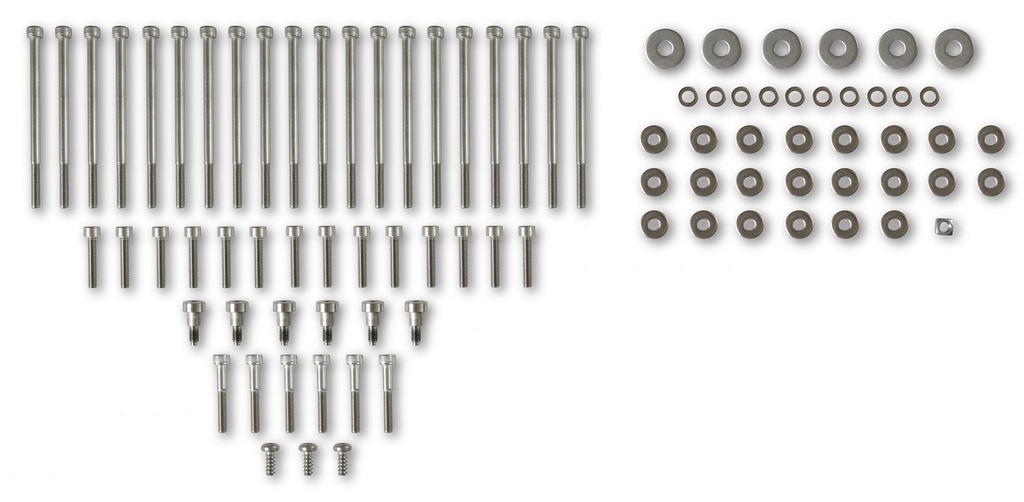 MSD Ignition 2712: 2712 Replacement Fastener Kit for GM LS AirForce Intake Manifolds 2701 & 2702