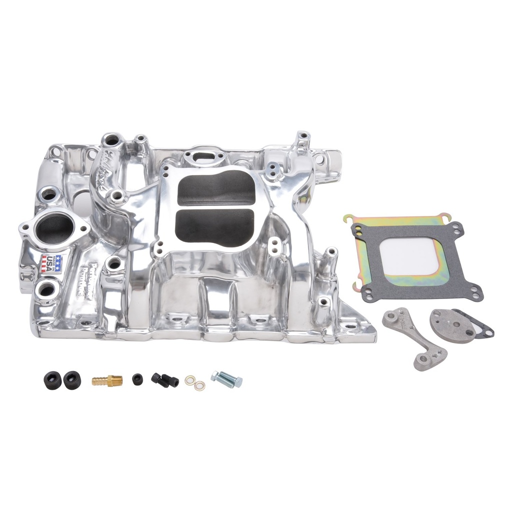 Edelbrock 21561: Performer Intake Manifold 1965-1979 Pontiac 326-455ci, Polished