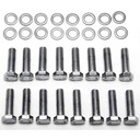 Trans Dapt 9266: Intake Manifold Bolt Set Fits Big Block Chevy 396-454 and AMC V8