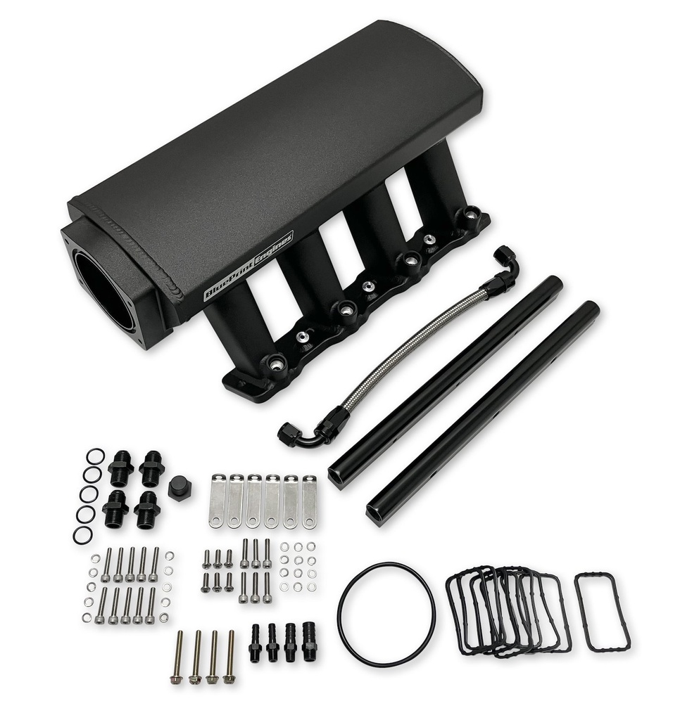 Blueprint Engines BPP822112: BPP822112 Aluminum Fabricated EFI Intake Manifold for GM Gen III LS3, L92 Engines w/Rectangle Intake Ports