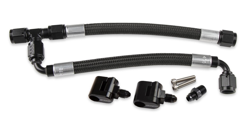 Holley 26-553: 26-553 GM LS Steam Tube Kit with Pro-Lite 350 Black Hose
