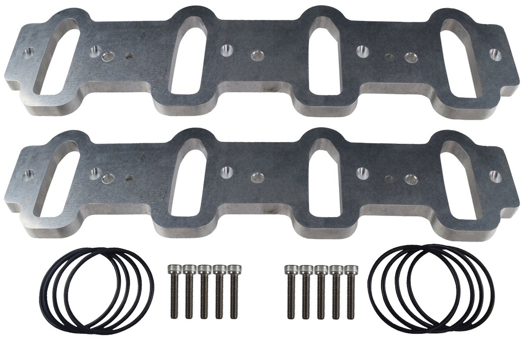 ICT Billet 551314: Intake Manifold Weld Flanges for LS Cathedral Port