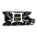 Edelbrock 7521-BP: 7521-BP RPM Air-Gap Intake Manifold Small Block Ford [Black Plasma Finish]