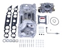 Edelbrock 2063: Single-Quad RPM Air-Gap Manifold and Carburetor Kit for Oval Port Big Block Chevy