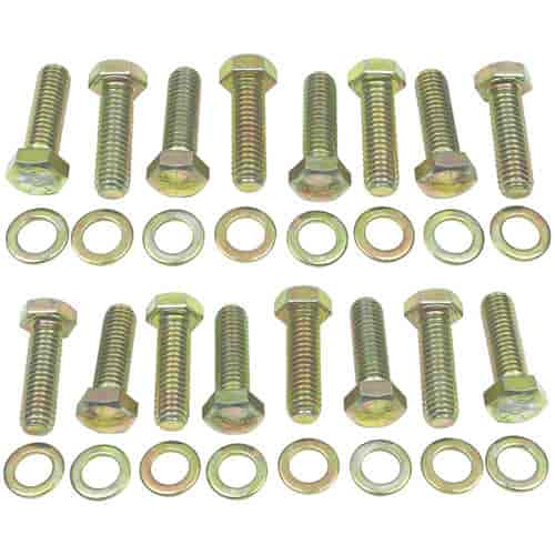 Trans Dapt 4925: Intake Manifold Bolt Set Fits Big Block Chevy 396-454 and AMC V8