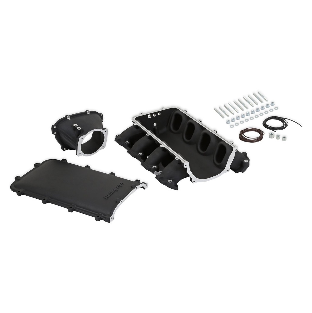 Holley 300-716BK: 300-716BK Ultra Lo-Ram Intake Manifold for Direct Injected GM Gen V LT Engines (Black)