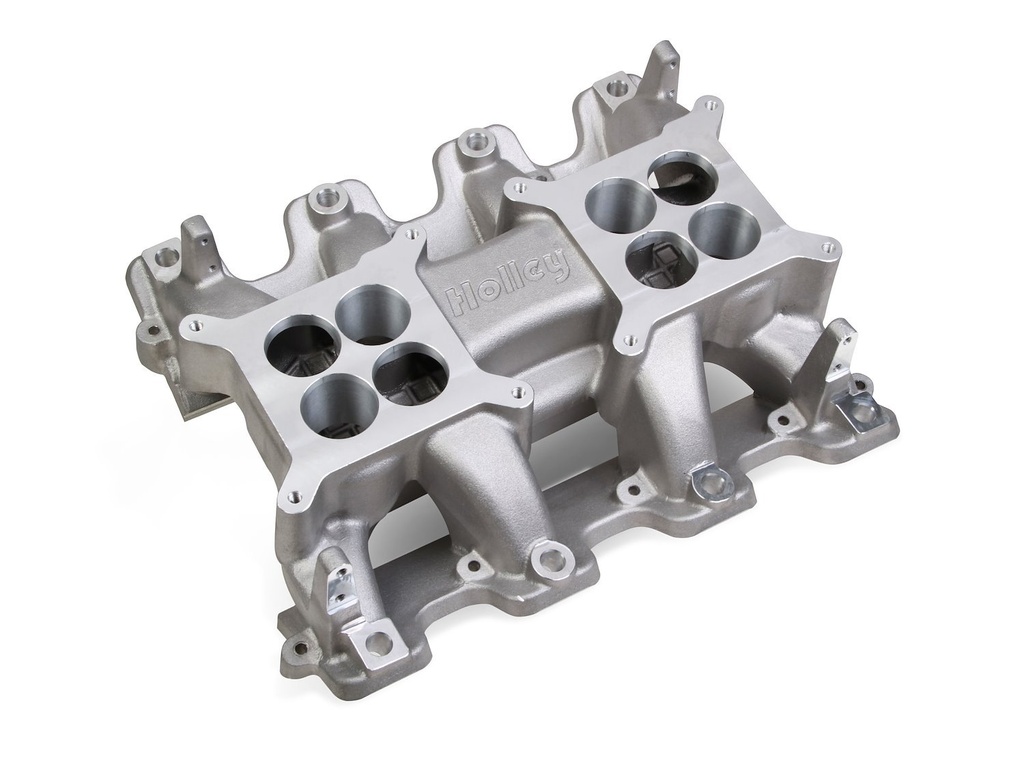 Holley 300-134: 300-134 LS Multi-Port EFI Dual Throttle Body Intake Manifold
