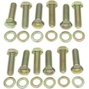 Trans Dapt 4923: Intake Manifold Bolt Set Fits Small Block Chevy 283-350 and Chevy 90º V6