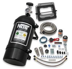 NOS 02102BNOS: Big Shot Wet Nitrous System Holley 4500 Dominator Series Carburetor 10-lb. Black Bottle